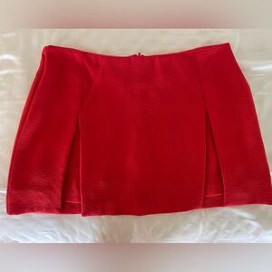 TOPSHOP red mini skirt